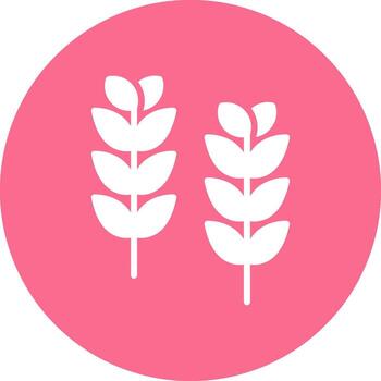 Wheat Outlined Frame Object vector