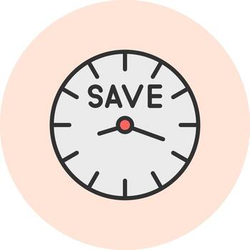 Save Time UX-Focused Interface Shape vector