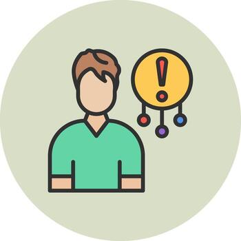 Human Error Smooth User Interface Symbol vector