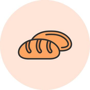 un pan agudo borde visual objeto vector