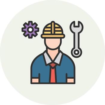 Engineer UX-Focused Interface Shape vector