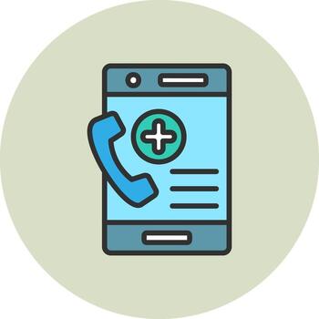 emergencia llamada codificado usuario interfaz símbolo vector