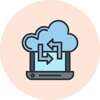 sincronizando suave usuario interfaz símbolo vector