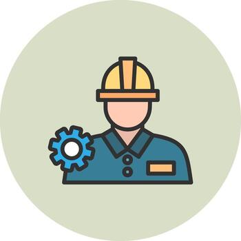 Engineer Coded User Interface Symbol vector