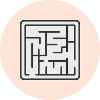 Maze Interactive UI Symbol vector