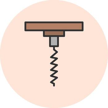 sacacorchos codificado usuario interfaz símbolo vector