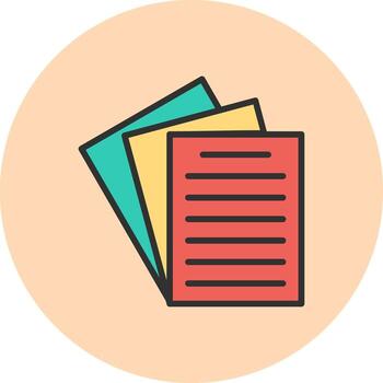 papel codificado usuario interfaz símbolo vector