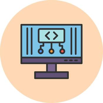 Code Mobile App Illustration Element vector