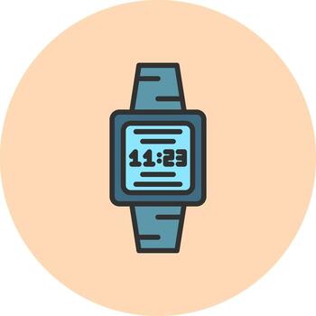 reloj agudo borde visual objeto vector