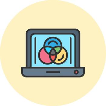 Cmyk Gradient Style Design Element vector