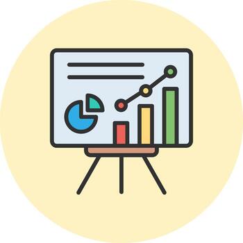 datos visualización interactivo ui símbolo vector