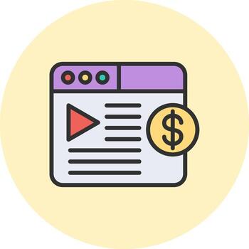 monetizar centrado en UX interfaz forma vector