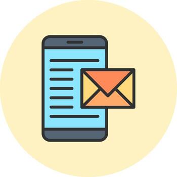 Envelope Muted Color UI Design vector