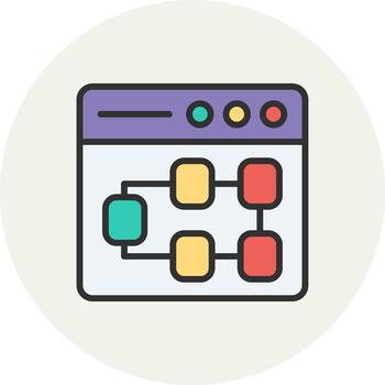 Structure High Contrast UI Badge vector