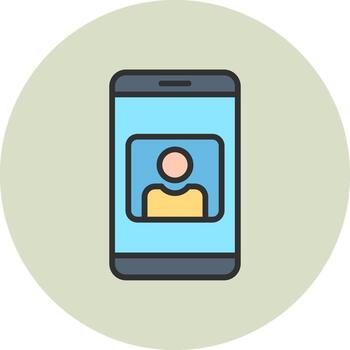 User Smooth App Visual Element vector