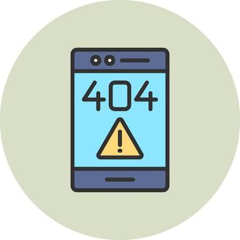 404 error usuario interfaz Insignia vector