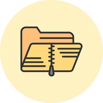 Código Postal carpeta agudo borde visual objeto vector