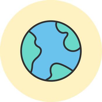 Globe Modular UI Form vector