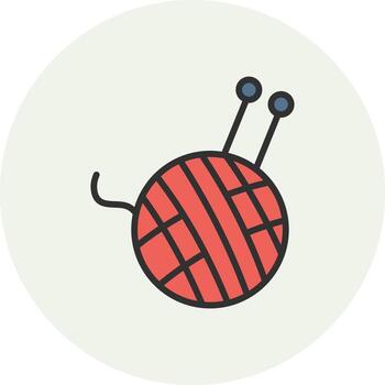 Knitting Tech-Styled Interface Form vector