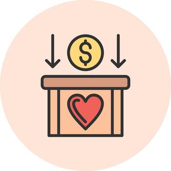 Money saving Outlined Frame UI Object vector