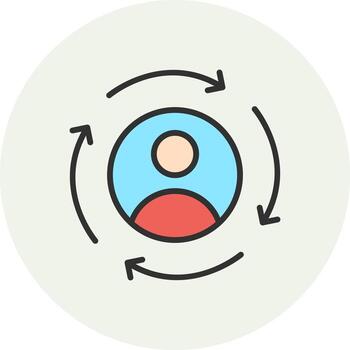 Consistency Custom Line Art Element vector