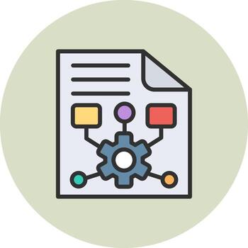 Document Smooth User Interface Symbol vector