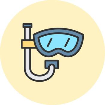 Diving 3D Interface Shape Form vector