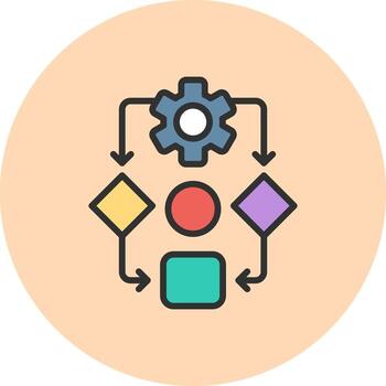 profético modelado oscuro modo ui símbolo vector