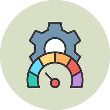 Performance Muted Tone UI Object vector