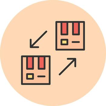 Displacement Web-Based UI Design Element vector