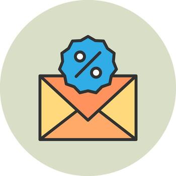 correo electrónico codificado usuario interfaz símbolo vector