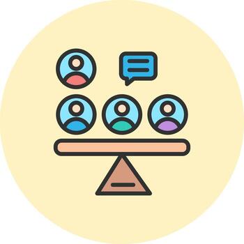 imparcialidad codificado usuario interfaz símbolo vector