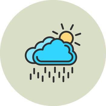 Drizzle Sharp Edge Visual Object vector