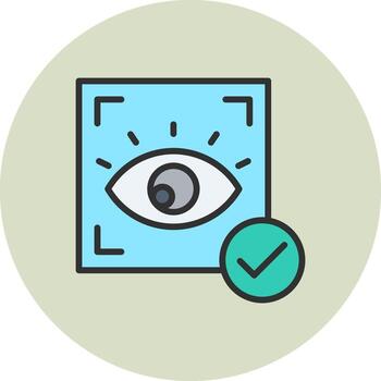 Eye Recognition 3D Interface Shape Form vector