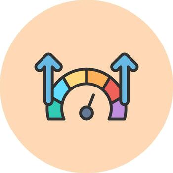 acelerar geométrico aplicación interfaz marca vector