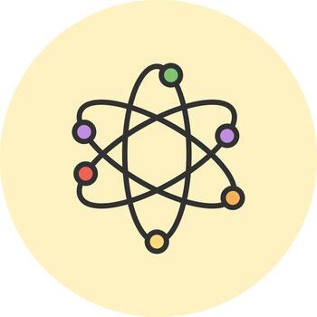 Atomic Energy Digital Technology UI Element vector