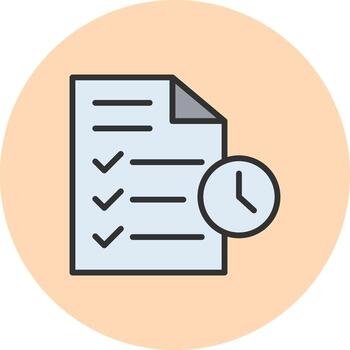 Task Gradient Themed UI Symbol vector