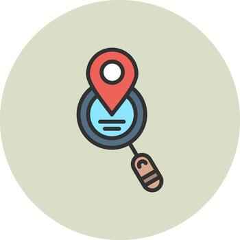 Searching Gradient Style Design Element vector