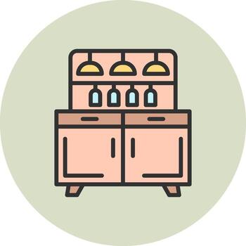 Pub App-Based Interface Graphic Element vector