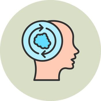 Psychological Smooth App Visual Element vector