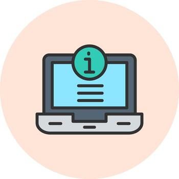 Laptop Modular UI Form vector