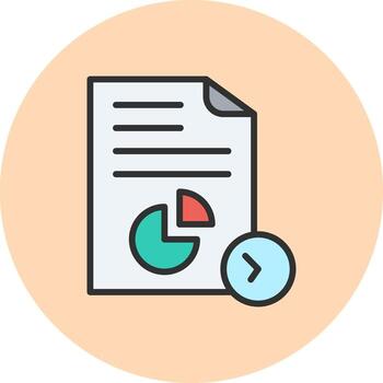 Business report User Interface Mark Style vector