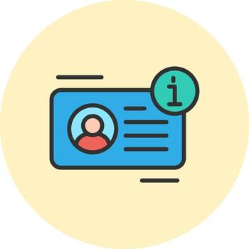 User Outlined Frame UI Object vector