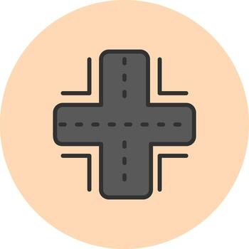 Road Muted Tone UI Object vector