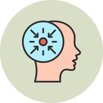 Concentration Outlined Frame UI Object vector