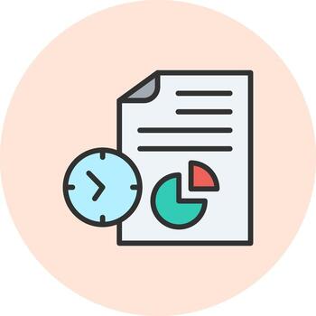 Data analysis Bold Mobile App Graphic vector