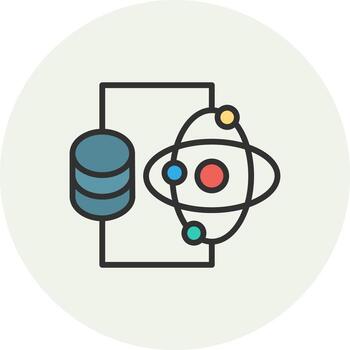 Data science Geometric App Interface Mark vector