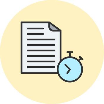 Temporizador estructura metálica aplicación interfaz diseño vector
