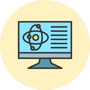 Monitor screen Smooth User Interface Symbol vector