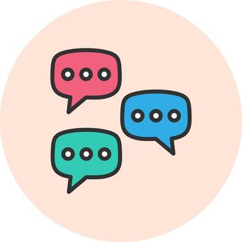 Talk 3D Interface Shape Form vector